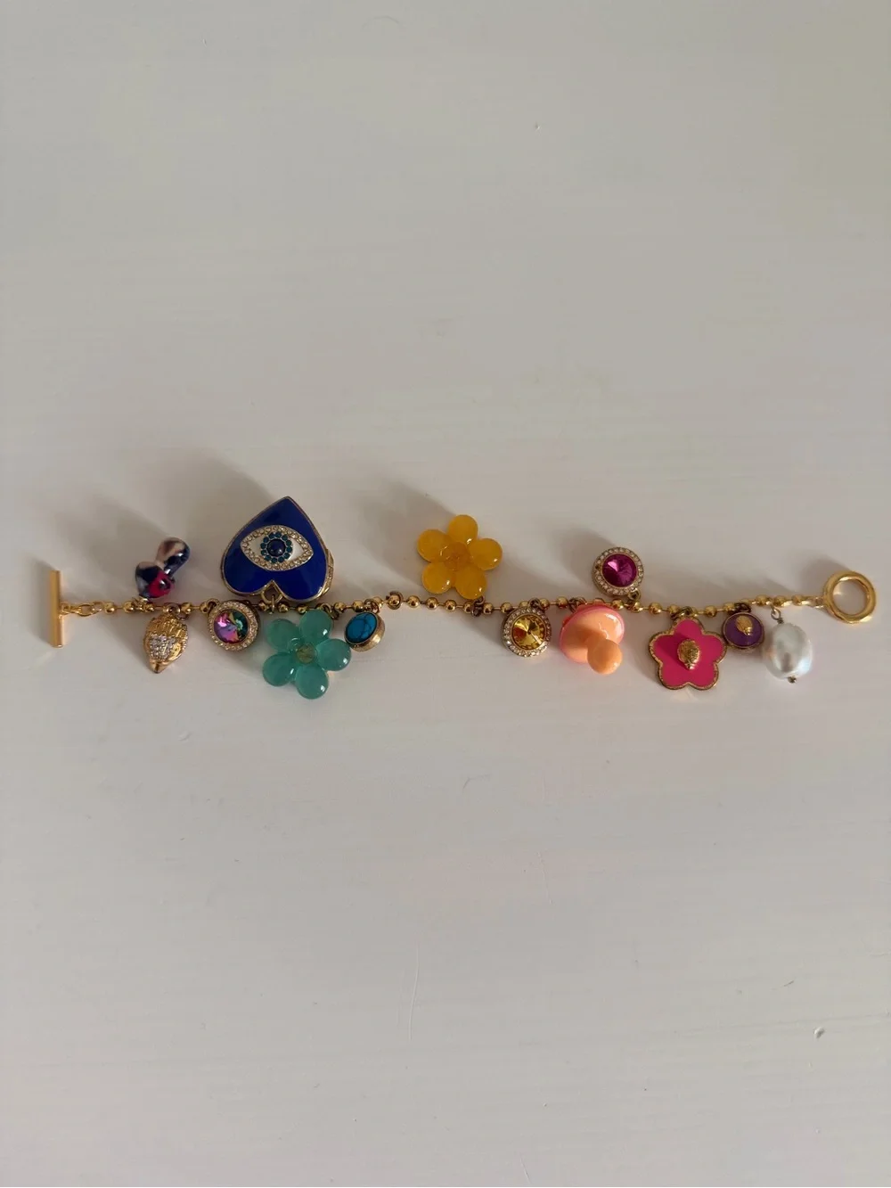 Kurt Geiger - Colorful Multicharm Bracelet